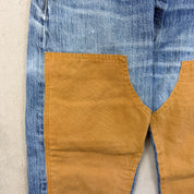 F- HOM Levi's 501 Twill Double Knees Reworked Custom Jeans