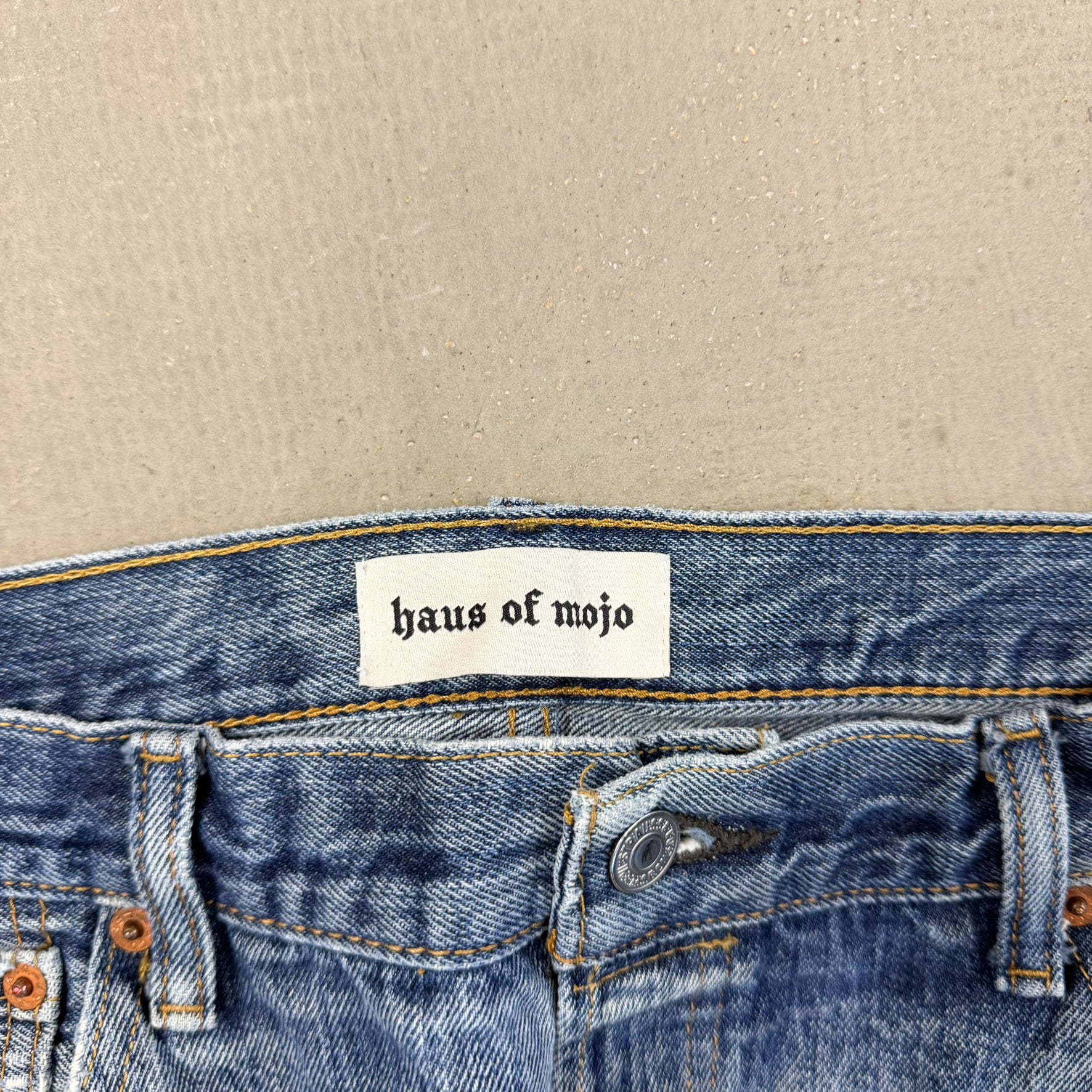 F- HOM Levi's 501 Twill Double Knees Reworked Custom Jeans