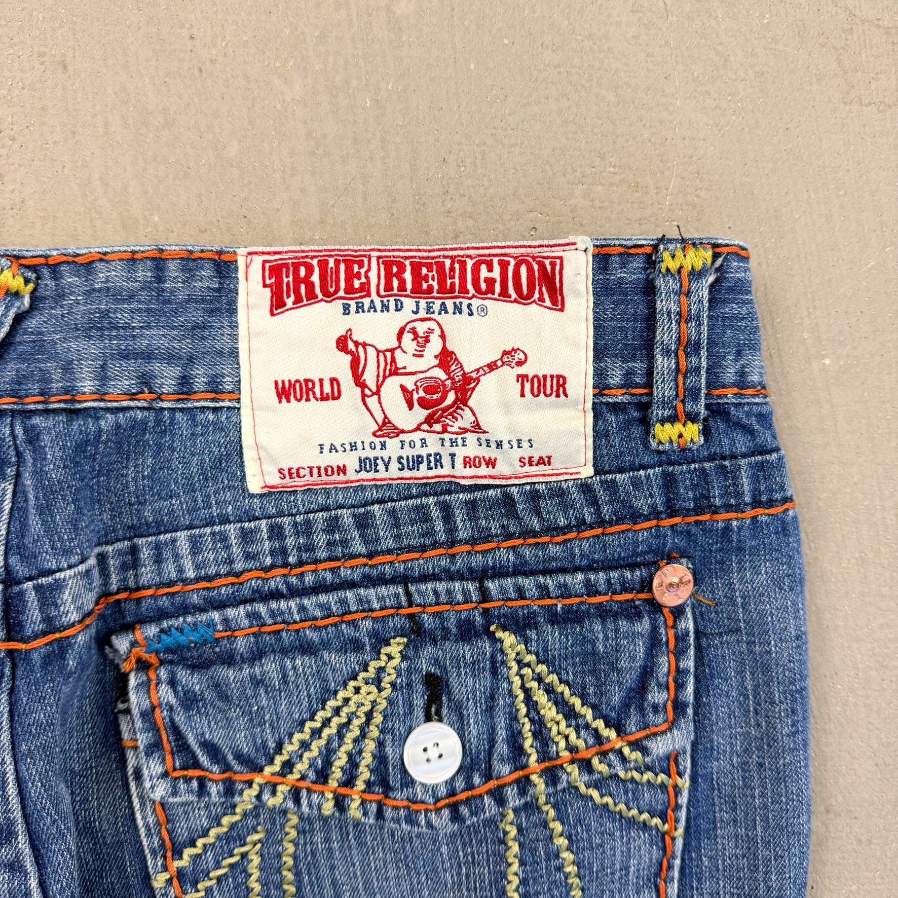 F- Vintage True Religion Joey Super T Made In USA Jeans