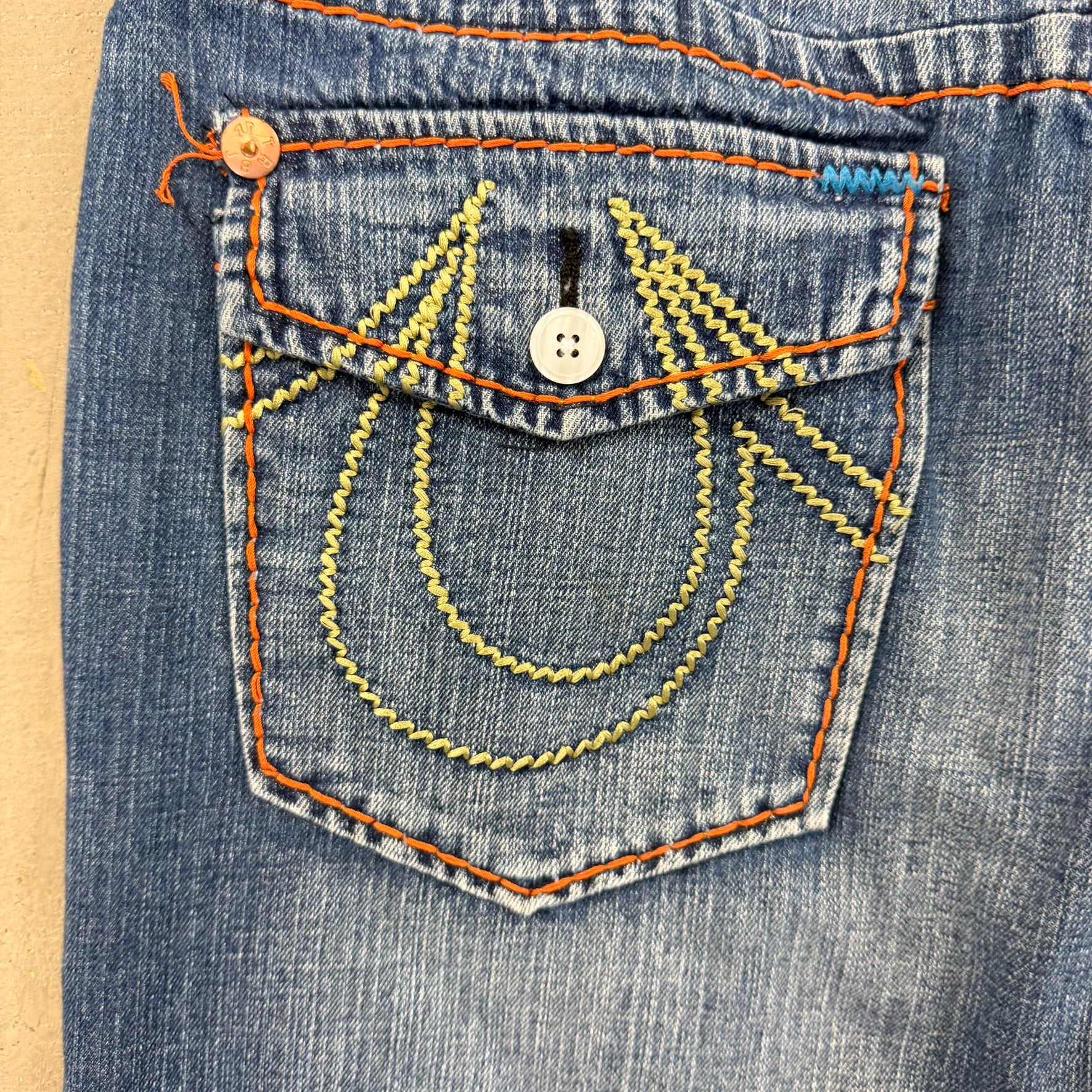 F- Vintage True Religion Joey Super T Made In USA Jeans