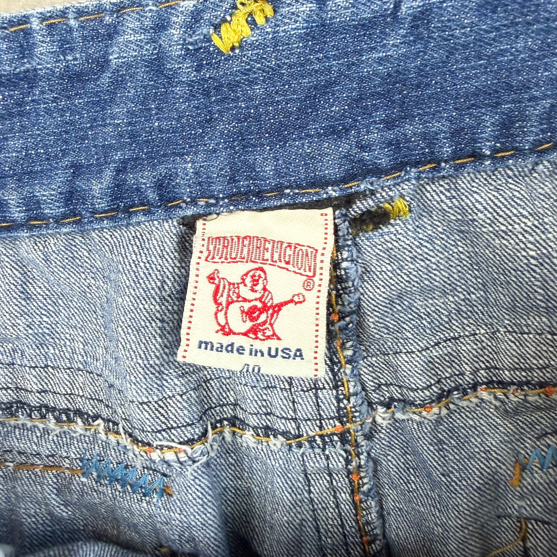 F- Vintage True Religion Joey Super T Made In USA Jeans