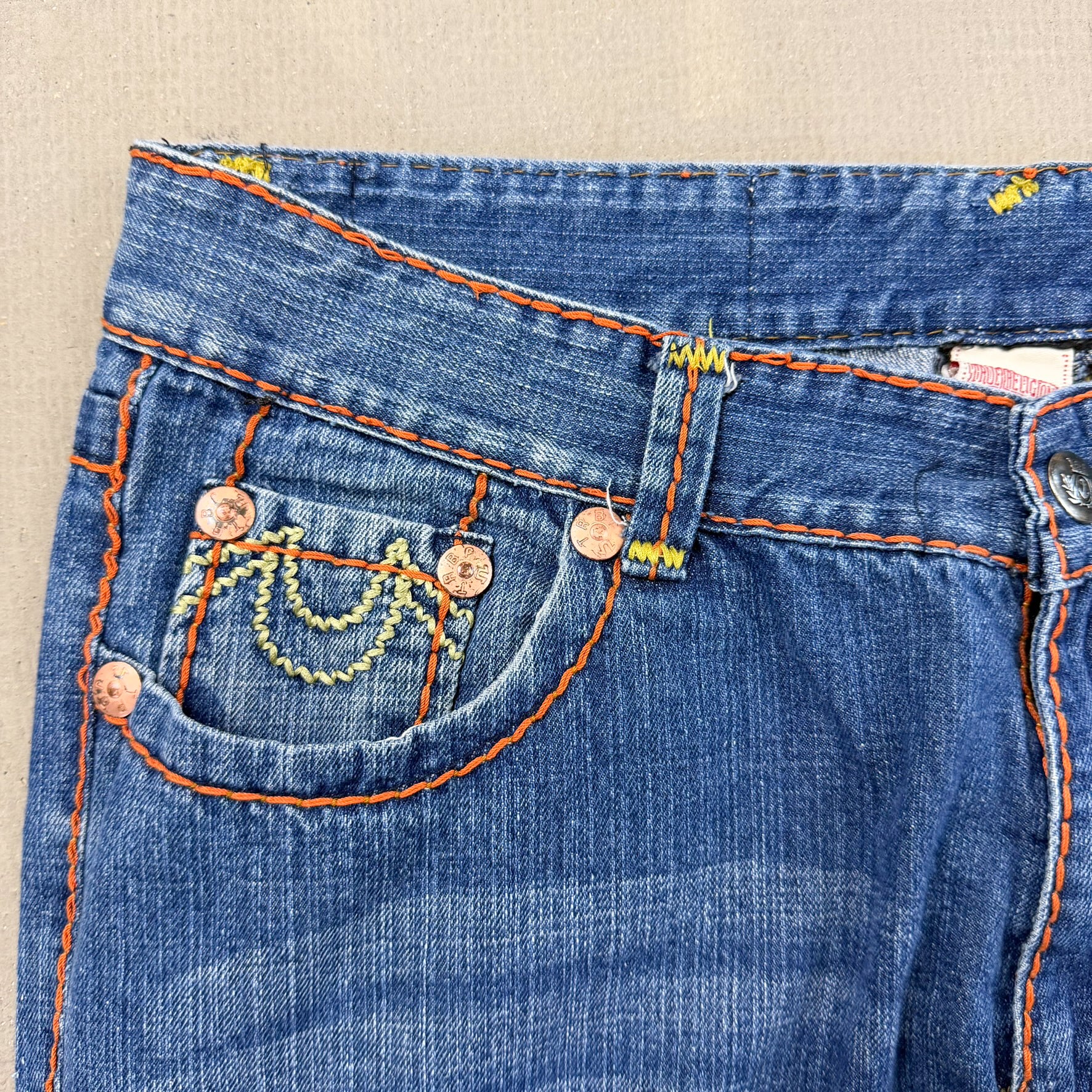 F- Vintage True Religion Joey Super T Made In USA Jeans