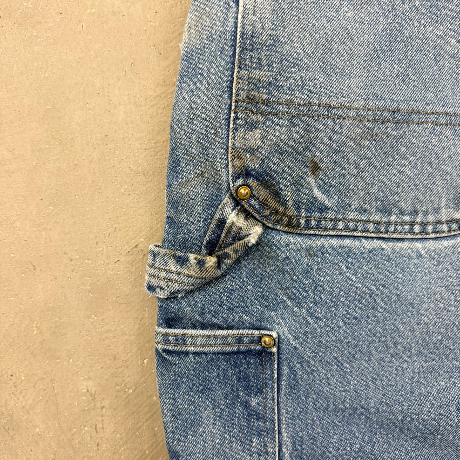 F- Carhartt Denim Double Knee Workwear Jeans