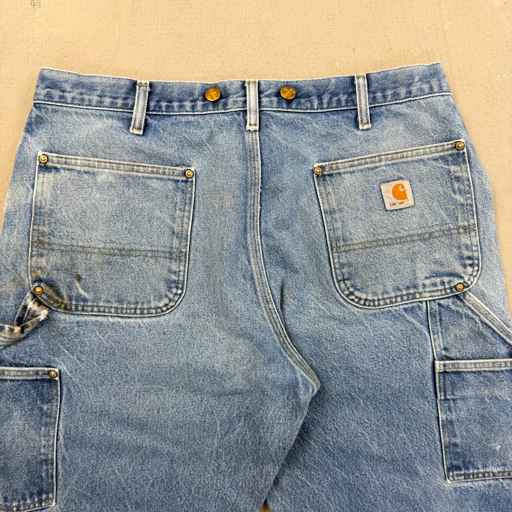 F- Carhartt Denim Double Knee Workwear Jeans