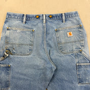 F- Carhartt Denim Double Knee Workwear Jeans