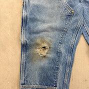 F- Carhartt Denim Double Knee Workwear Jeans