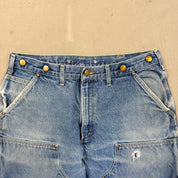 F- Carhartt Denim Double Knee Workwear Jeans