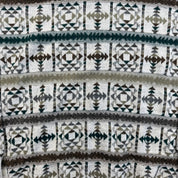 F- Vintage St John's Bay Square Patterns Knit Sweater