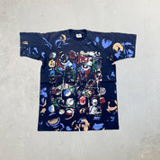 F- Vintage Miles Davis Painting Single Stitch Tee