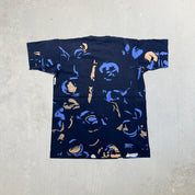 F- Vintage Miles Davis Painting Single Stitch Tee