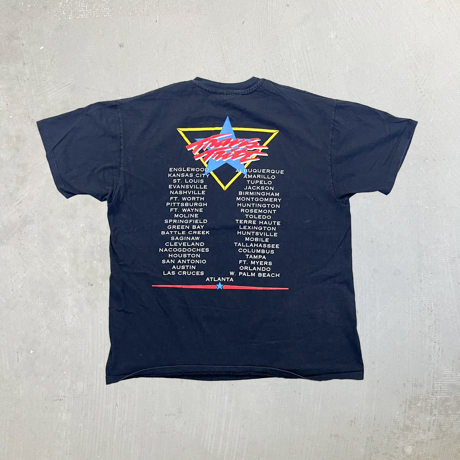 F- Vintage '93 Travis Tritt Picture Tour Single Stitch Tee