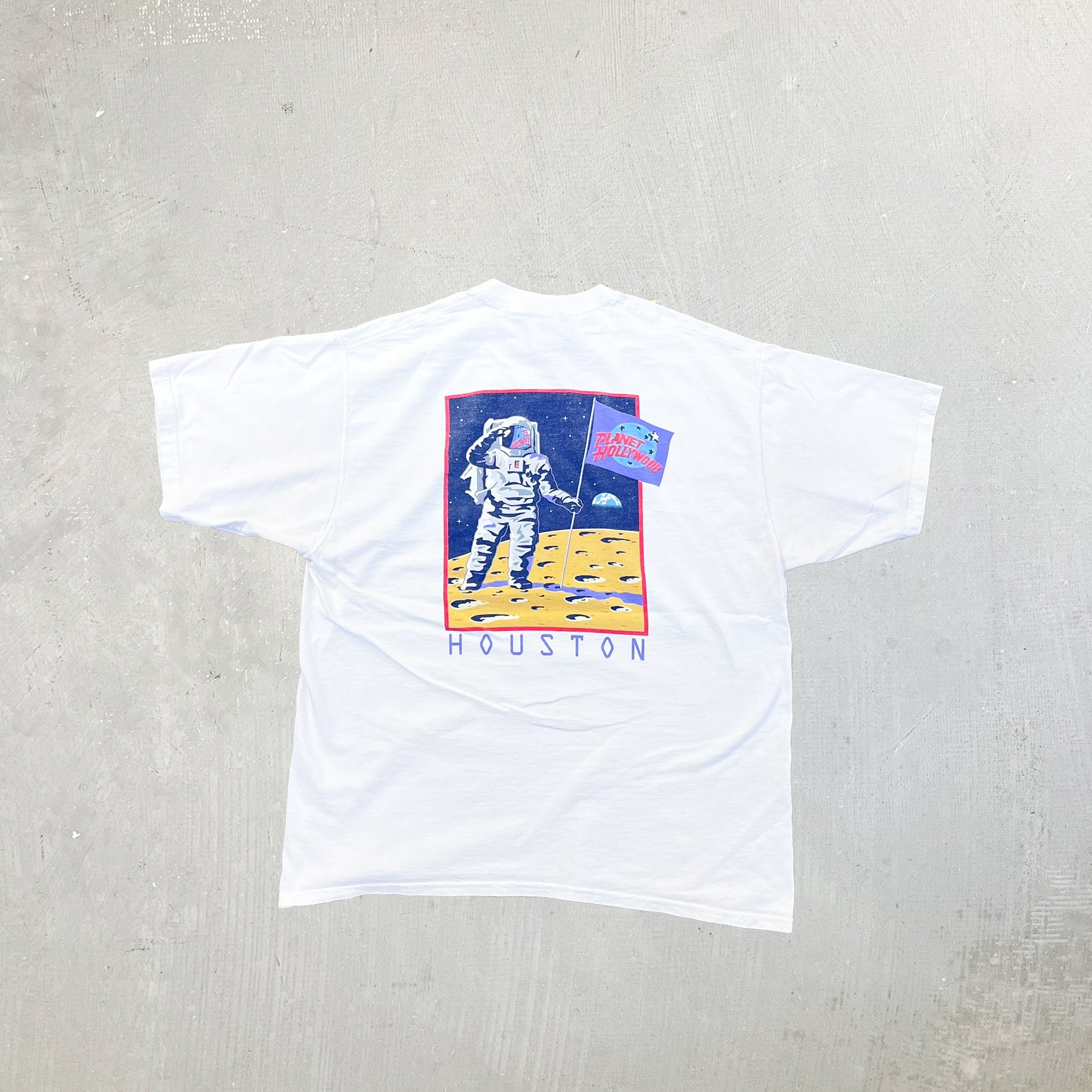 F- Vintage '91 Planet Hollywood Houston Texas Graphic Tee