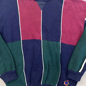 F- Ron Chereskin Color Block Knit Sweater