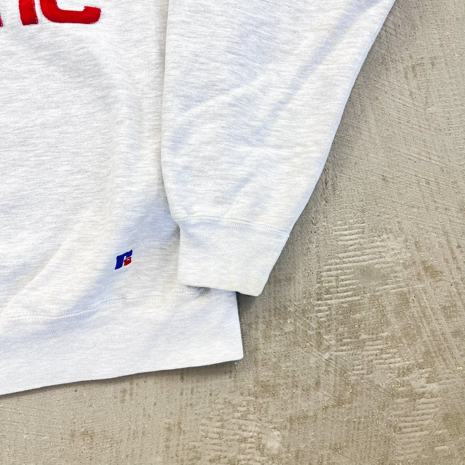 F- Vintage Russell Athletics Embroidered Text Pro Cotton Crewneck