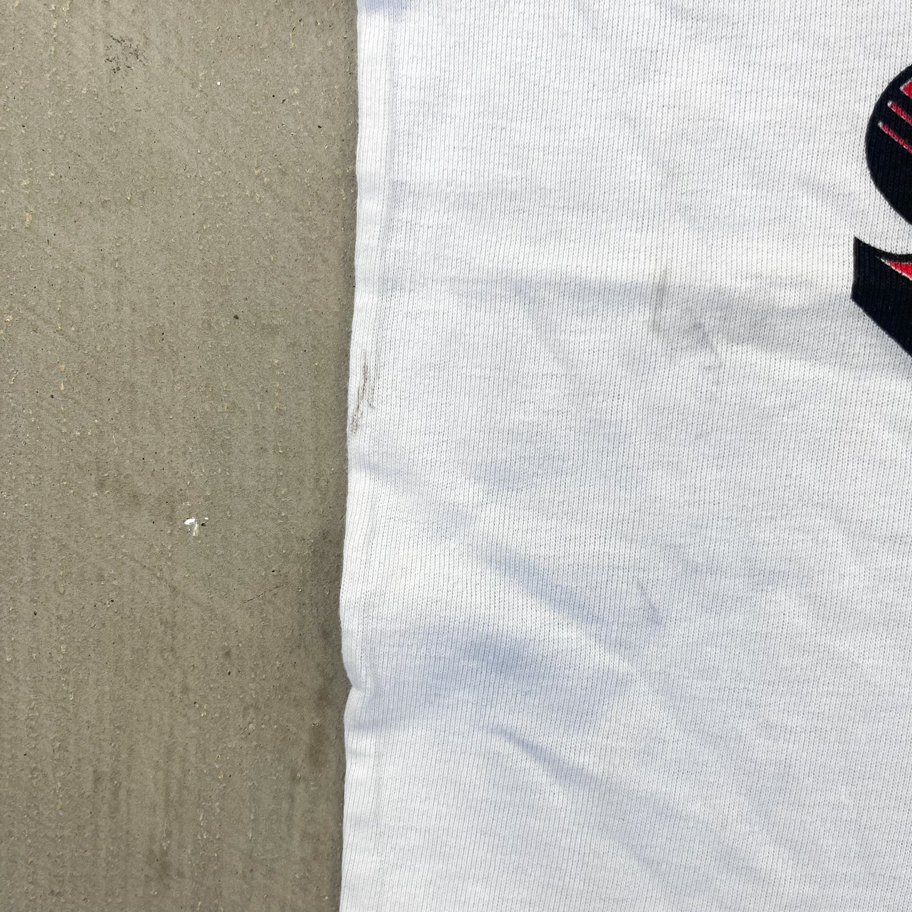 F- Vintage '73 Superman Metropolis Ill Single Stitch Ringer Tee