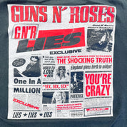 F- Vintage Guns & Roses Journal Article Picture Single Stitch Tee