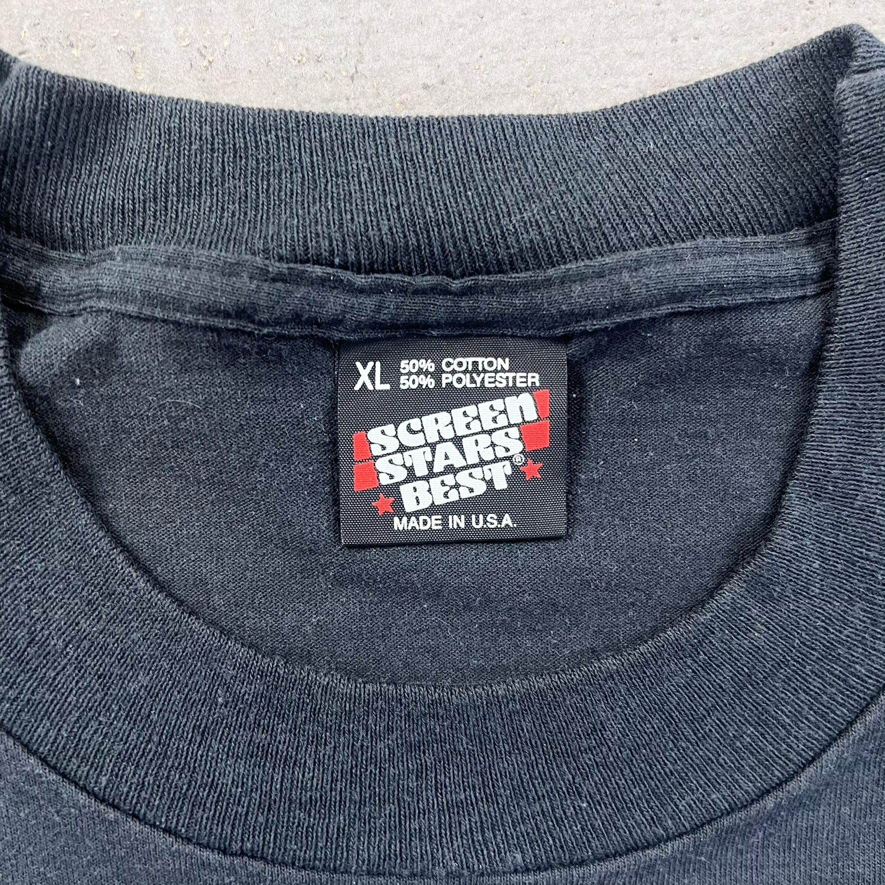 F- Vintage '90 British Rock Family Tree Single Stitch Tee