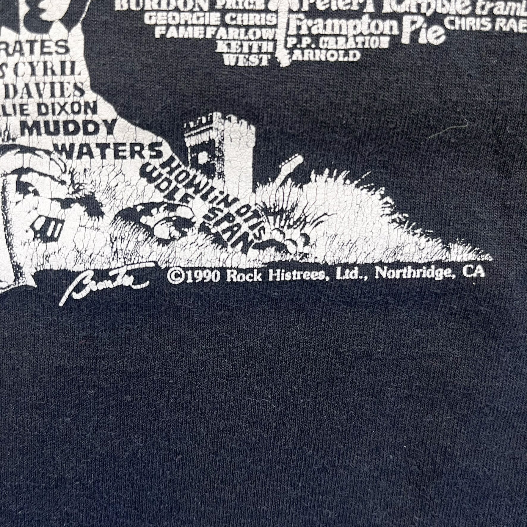 F- Vintage '90 British Rock Family Tree Single Stitch Tee