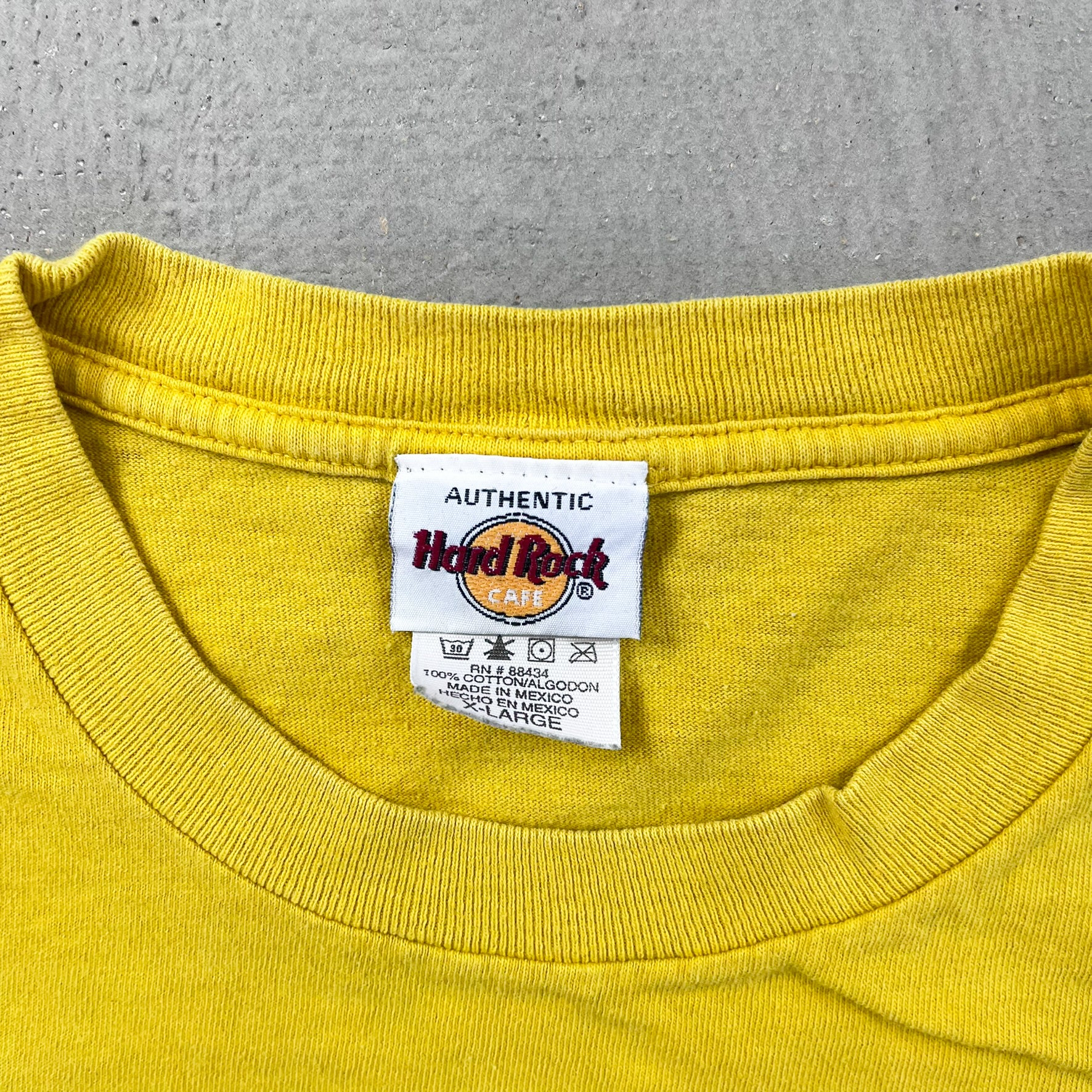 F- Vintage Hard Rock Cafe Washington DC Text Tee