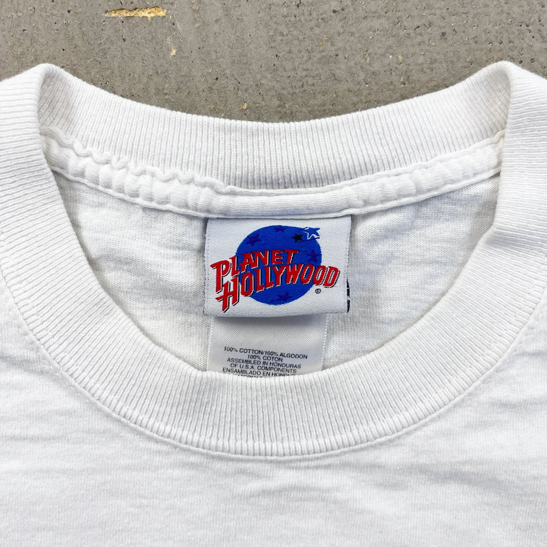 F- Vintage '91 Planet Hollywood Houston Texas Graphic Tee