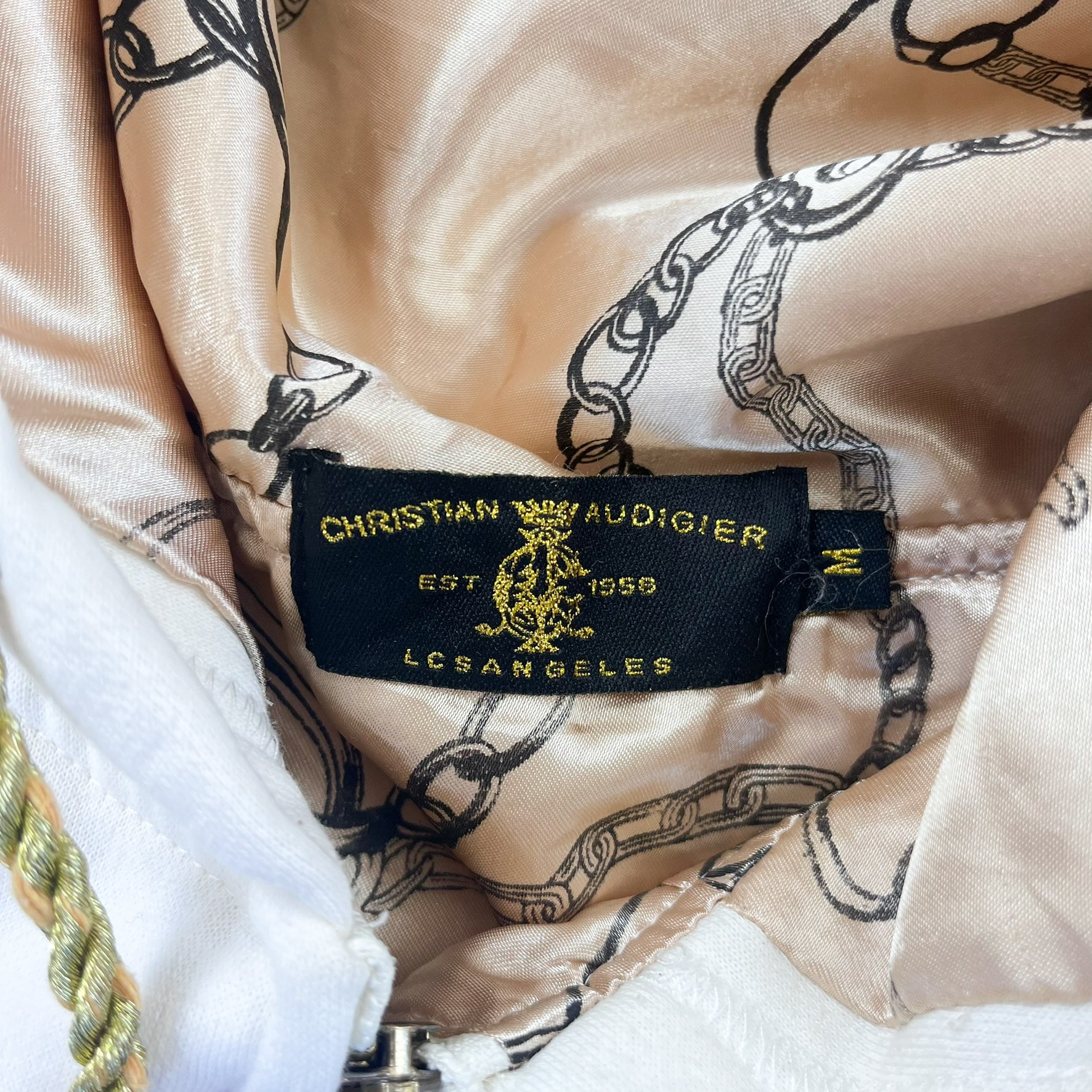 F- Vintage Christian Audigier Roses Tattoo Graphic Zip Up Hoodie