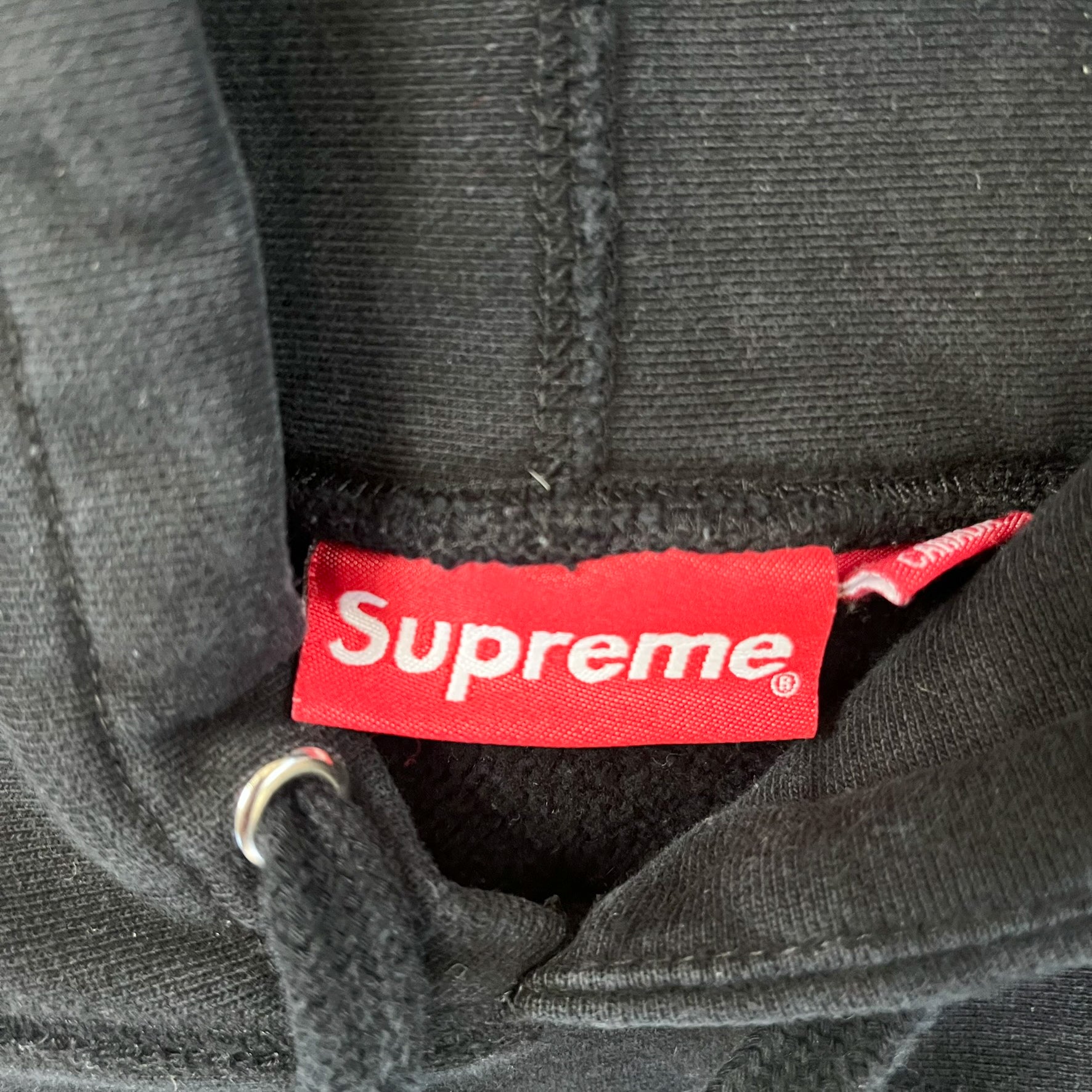 F- Supreme FW 17 Lime On Black Box Logo Hoodie