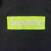 F- Supreme FW 17 Lime On Black Box Logo Hoodie