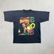 F- Bob Marley Picture & Text Graphic Tee