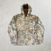 F- Real Tree Camo Zip Up Winter Jacket
