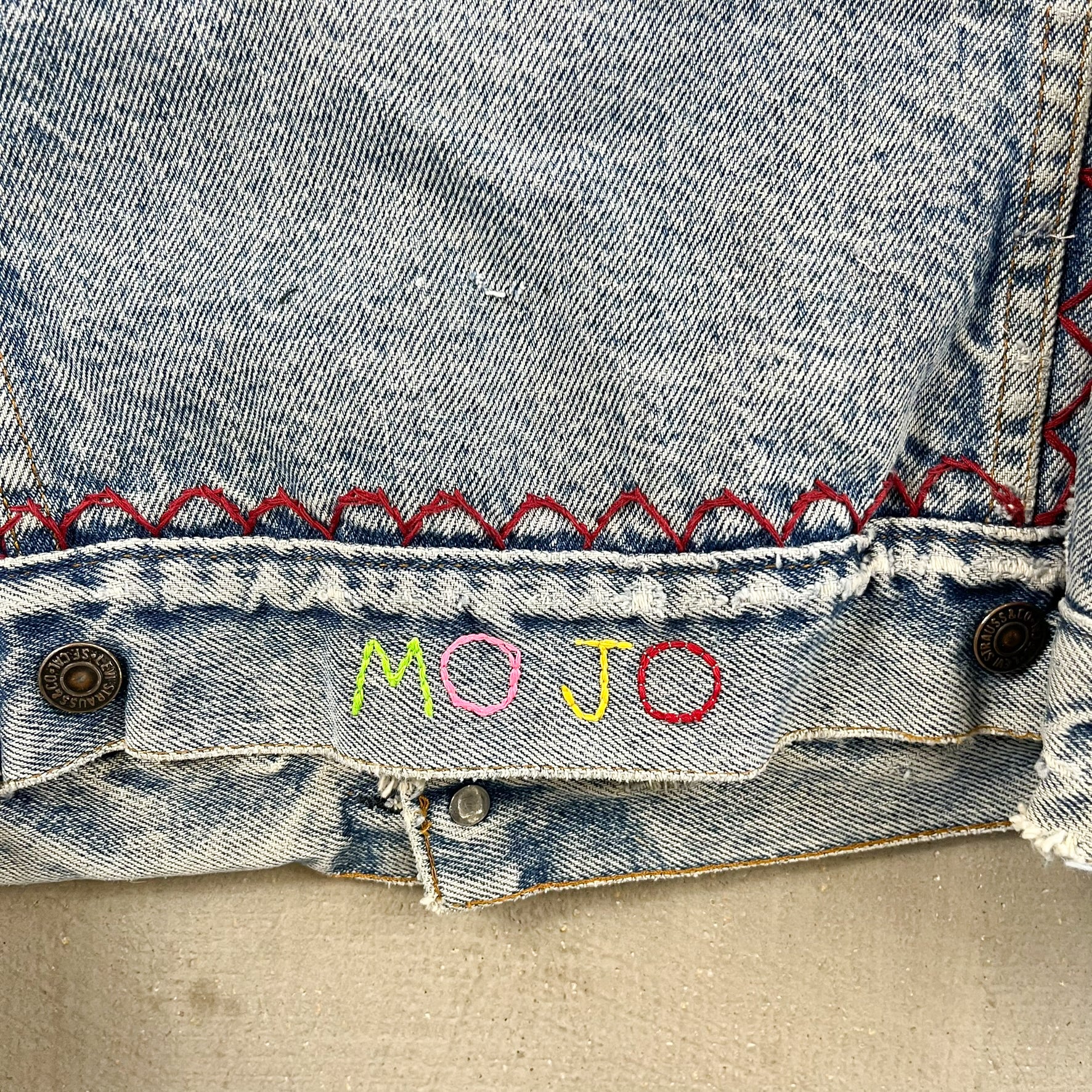 F- HOM Levi's Tupac Reworked Blanket Line Denim Jacket