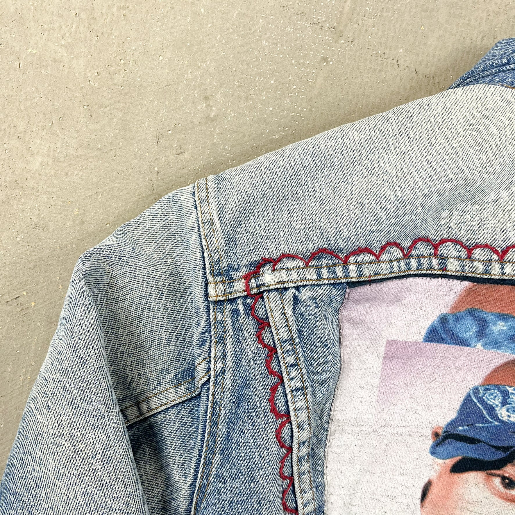 F- HOM Levi's Tupac Reworked Blanket Line Denim Jacket