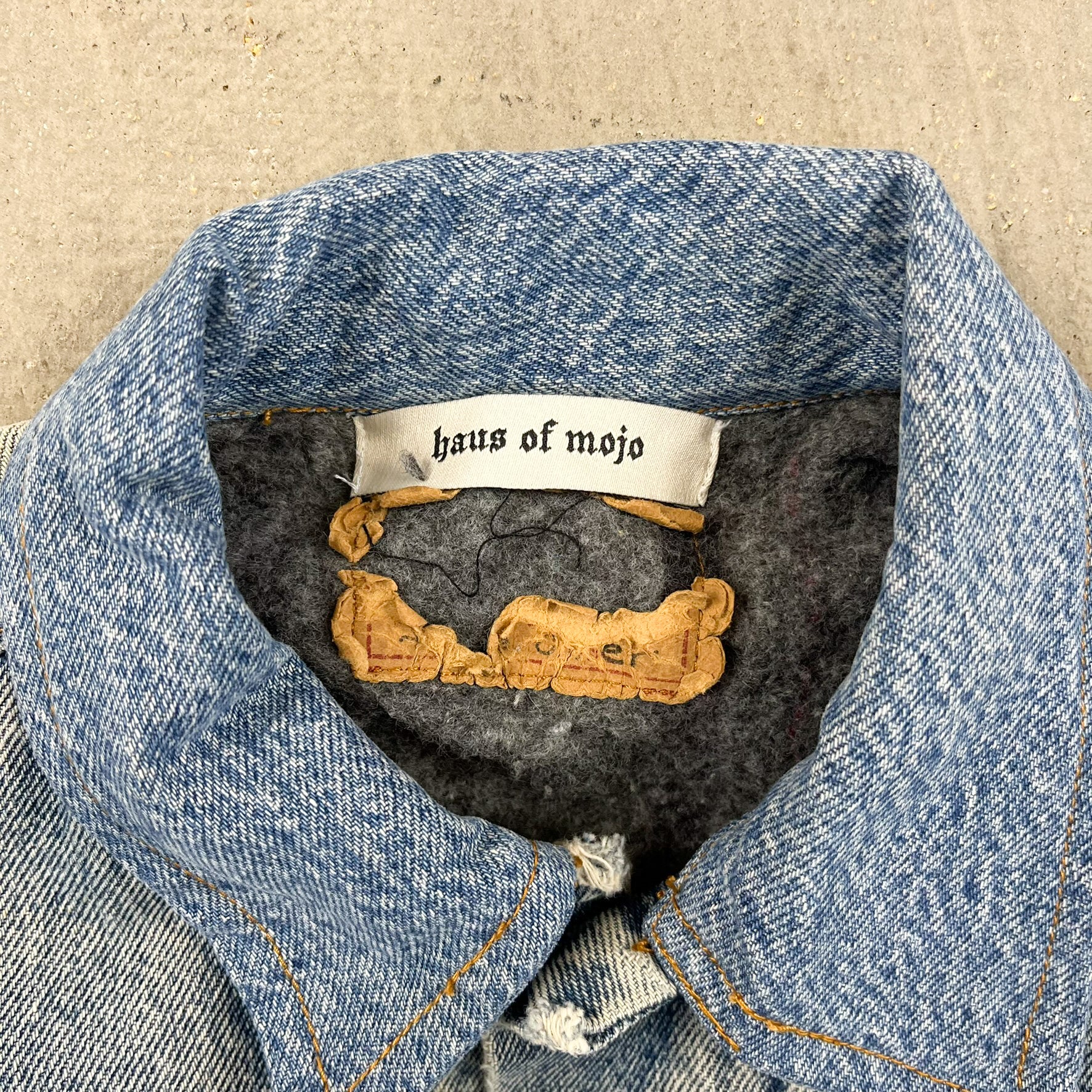 F- HOM Levi's Tupac Reworked Blanket Line Denim Jacket