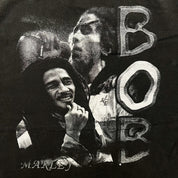 F- Bob Marley Picture & Text Graphic Tee