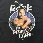F- Vintage WWE The Rock The People's Champ Picture Tee