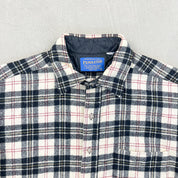 F- Vintage Pendleton Wool Beige Button Down Shirt