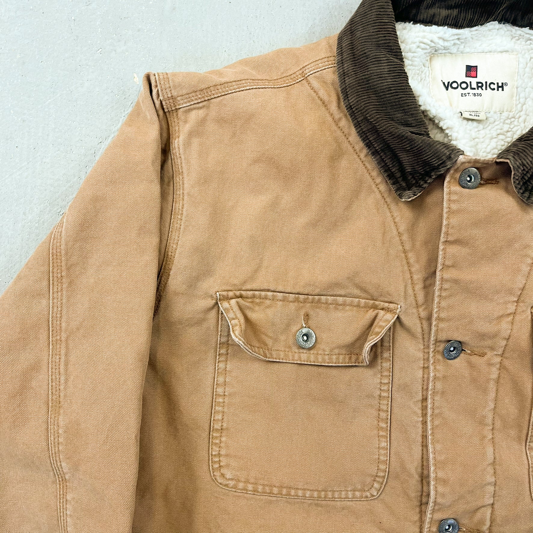 F- Vintage Woolrich Lined Chore Style Jacket