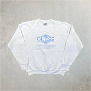 F- Vintage Guess 90s American Collection Text Crewneck