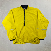 J- Vintage Nike 90s Text Half Zip Lightweight Jacket - M