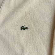 J- Vintage Lacoste IZOD Embroidered Crocodile Logo Cardigan Knit Sweater - L