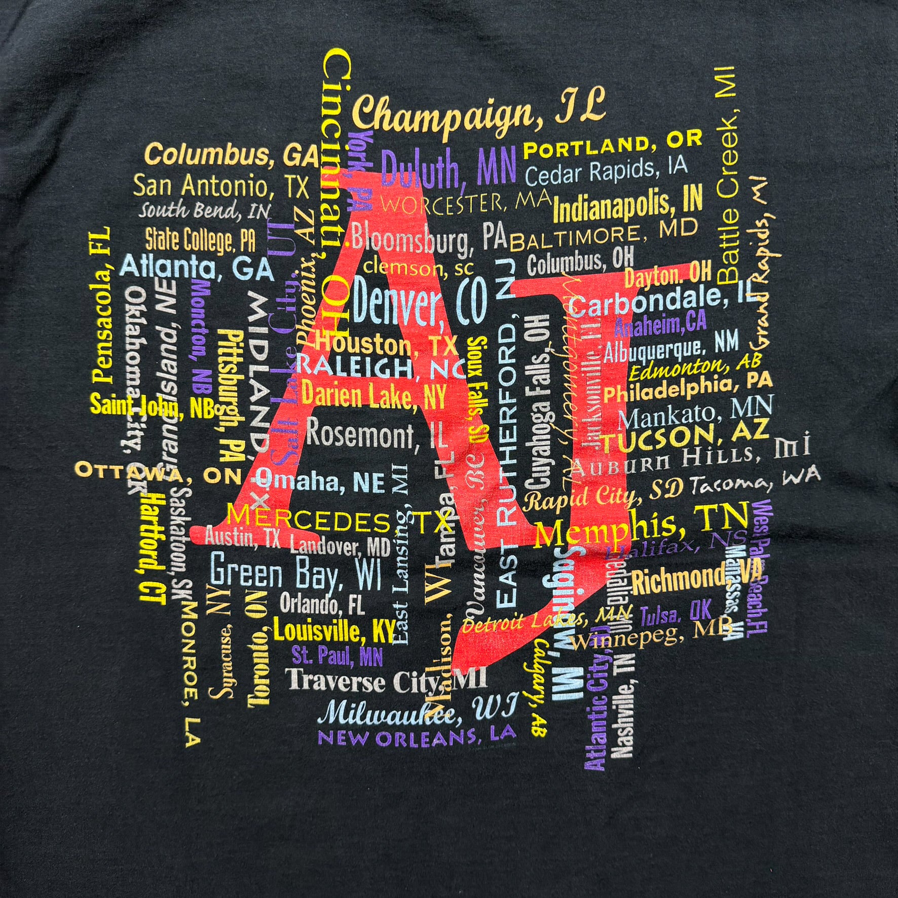 F- Vintage '95 Alan Jackson Tour Car Graphic Made In USA Tee