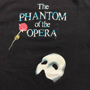 F- Vintage The Phantom Of The Opera Text & Graphic Single Stitch Tee
