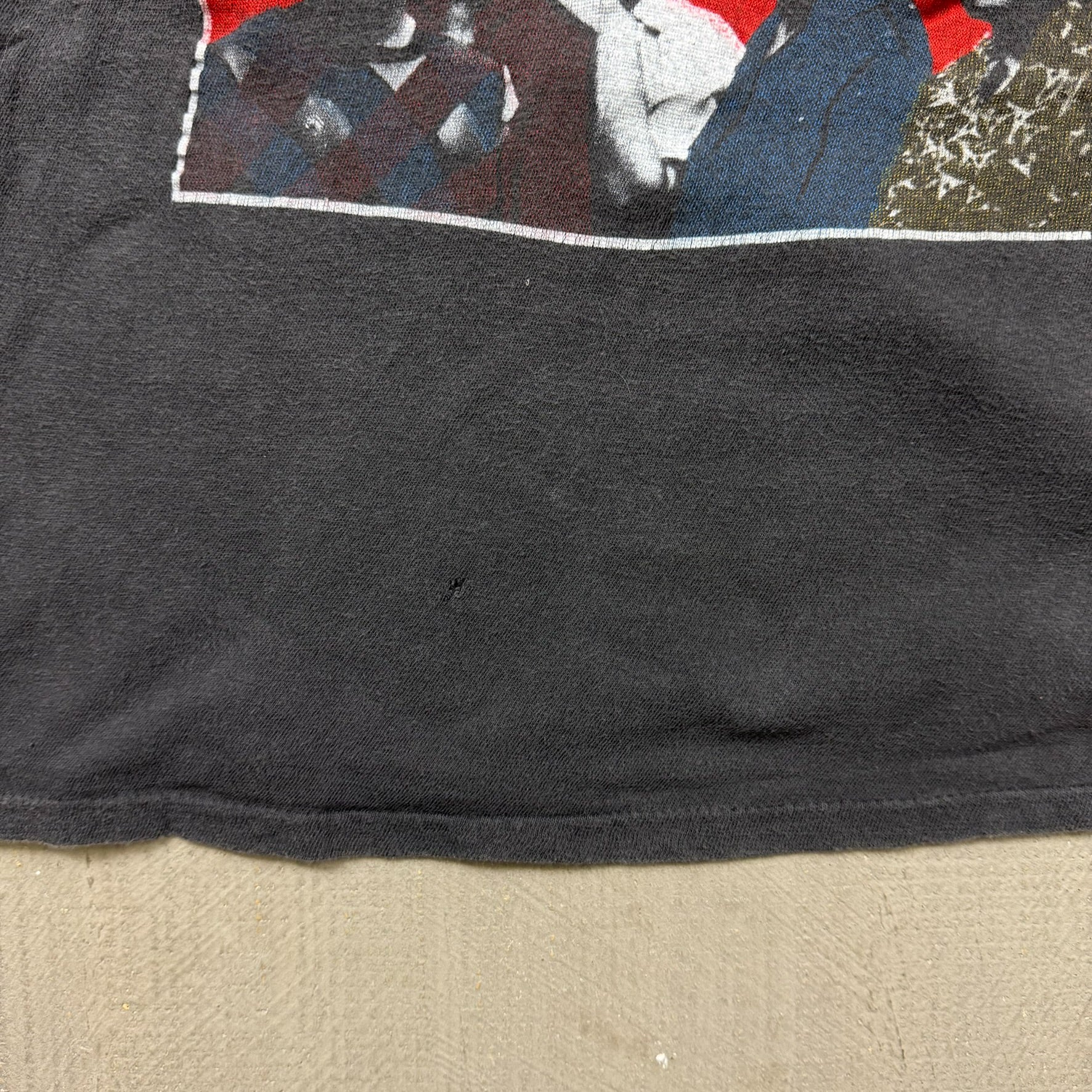 F- Vintage Men At Work Business As Usual Graphic Single Stitch Tee