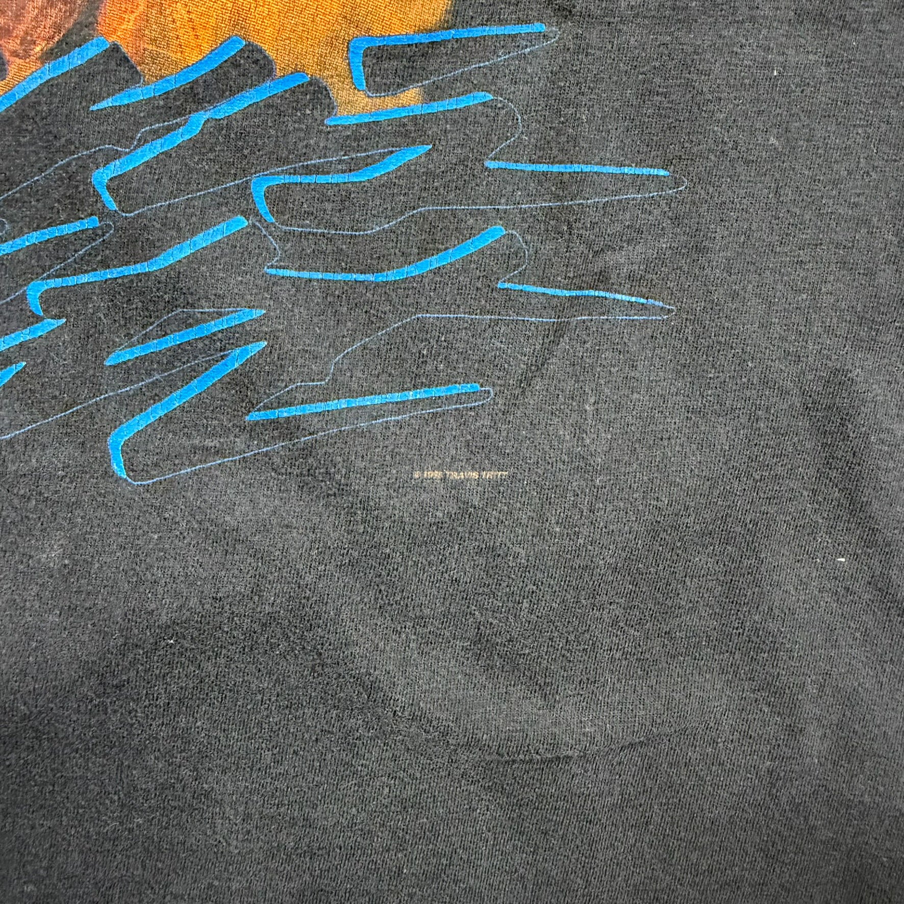 F- Vintage '95 Travis Tritt Tour Winterland Tag Made In USA Single Stitch Tee