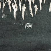 F- Vintage '89 Kiss Live Tour Picture Backstage Pass Tag Single Stitch Tee