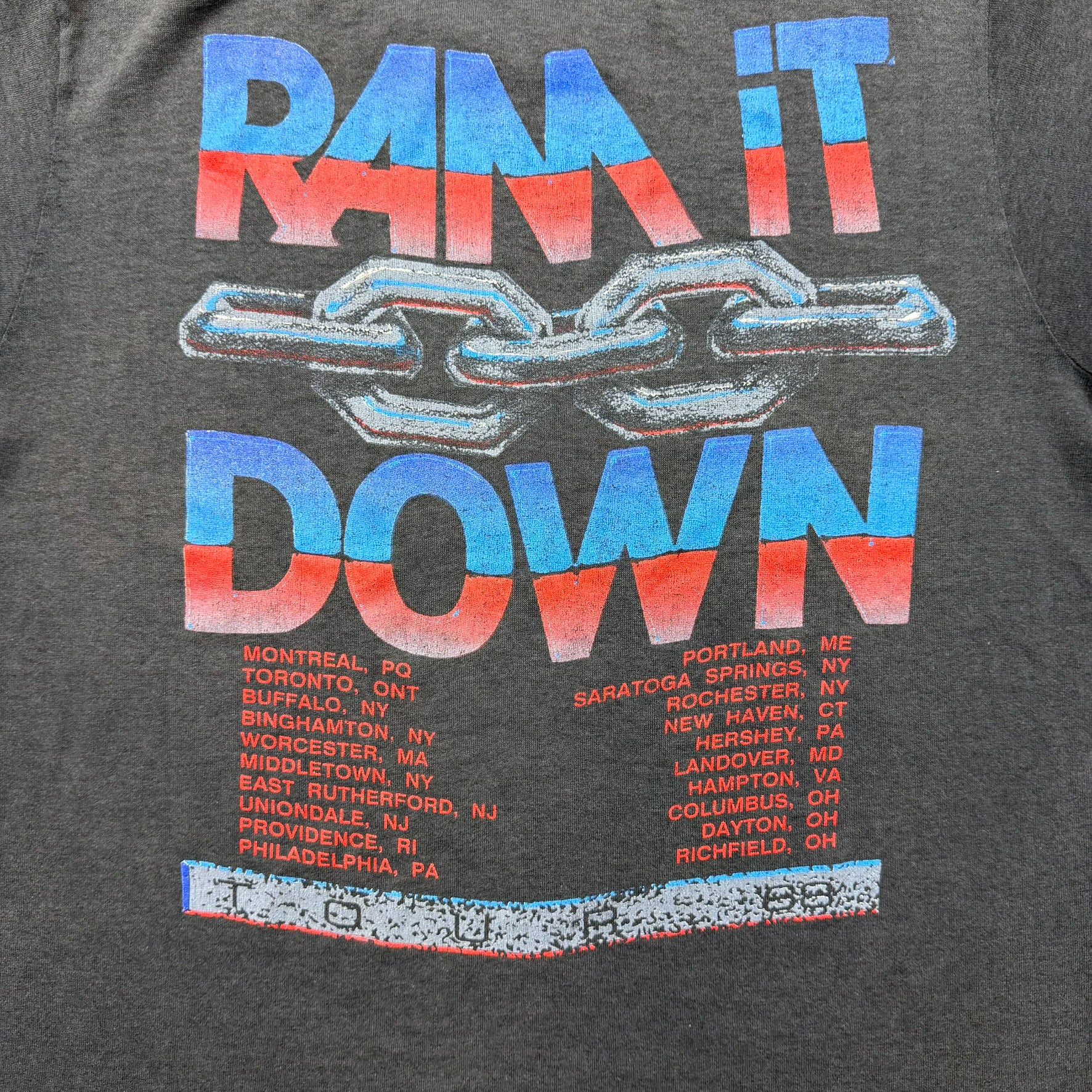 F- Vintage '88 Judas Priest Ram It Down Tour Picture Made In USA Single Stitch Tee