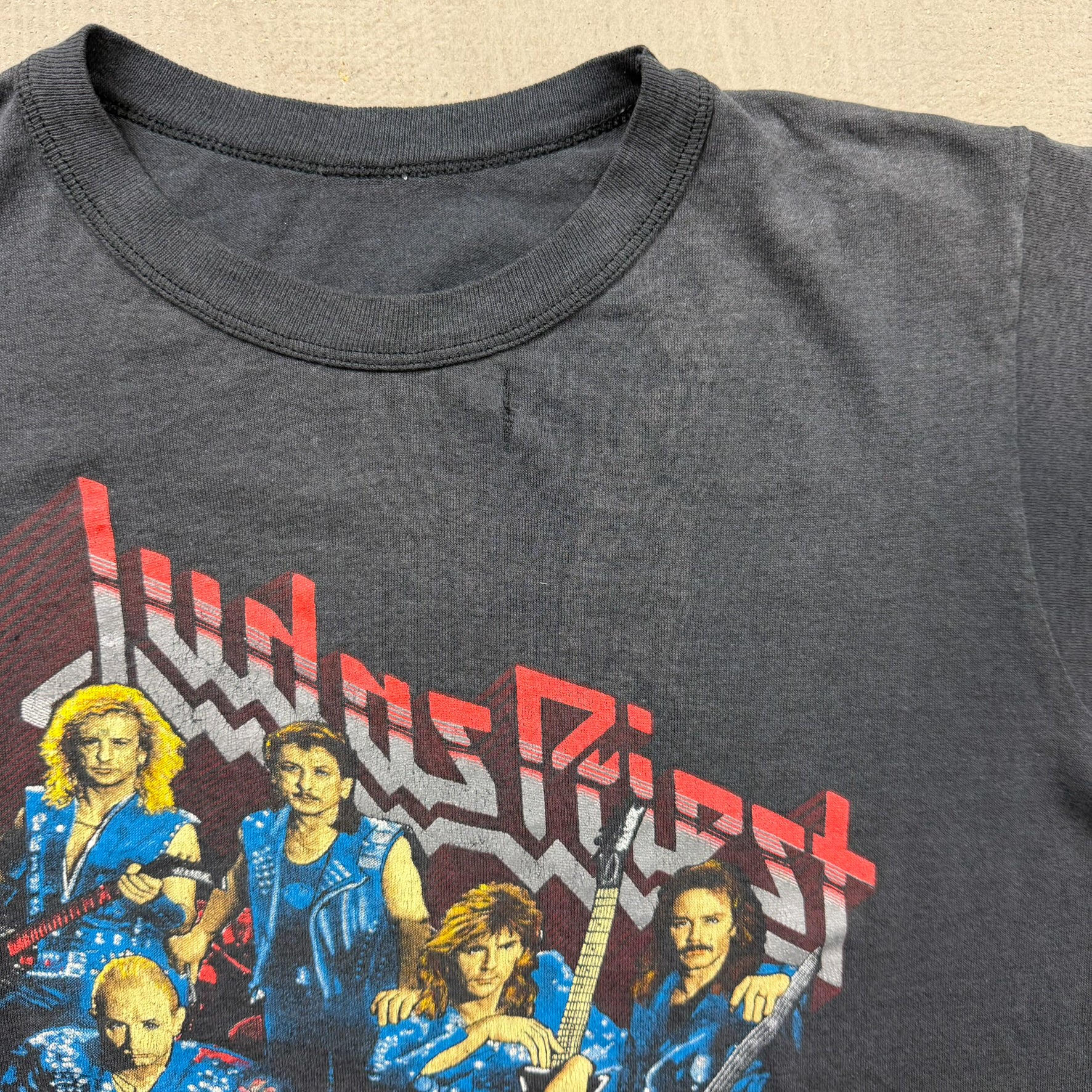 F- Vintage '88 Judas Priest Ram It Down Tour Picture Made In USA Single Stitch Tee