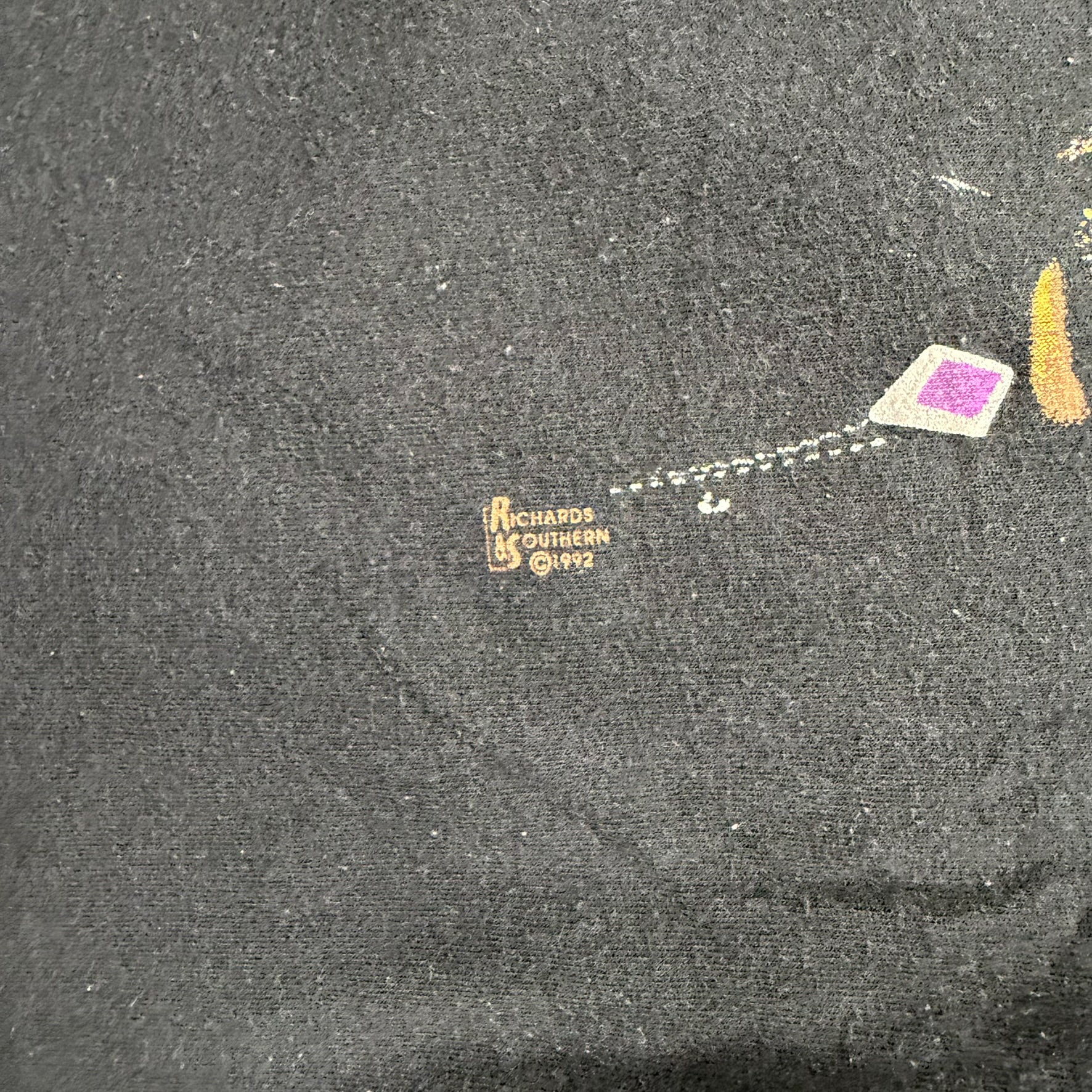 F- Vintage '92 Alabama Picture Graphic Made In USA Single Stitch Tee