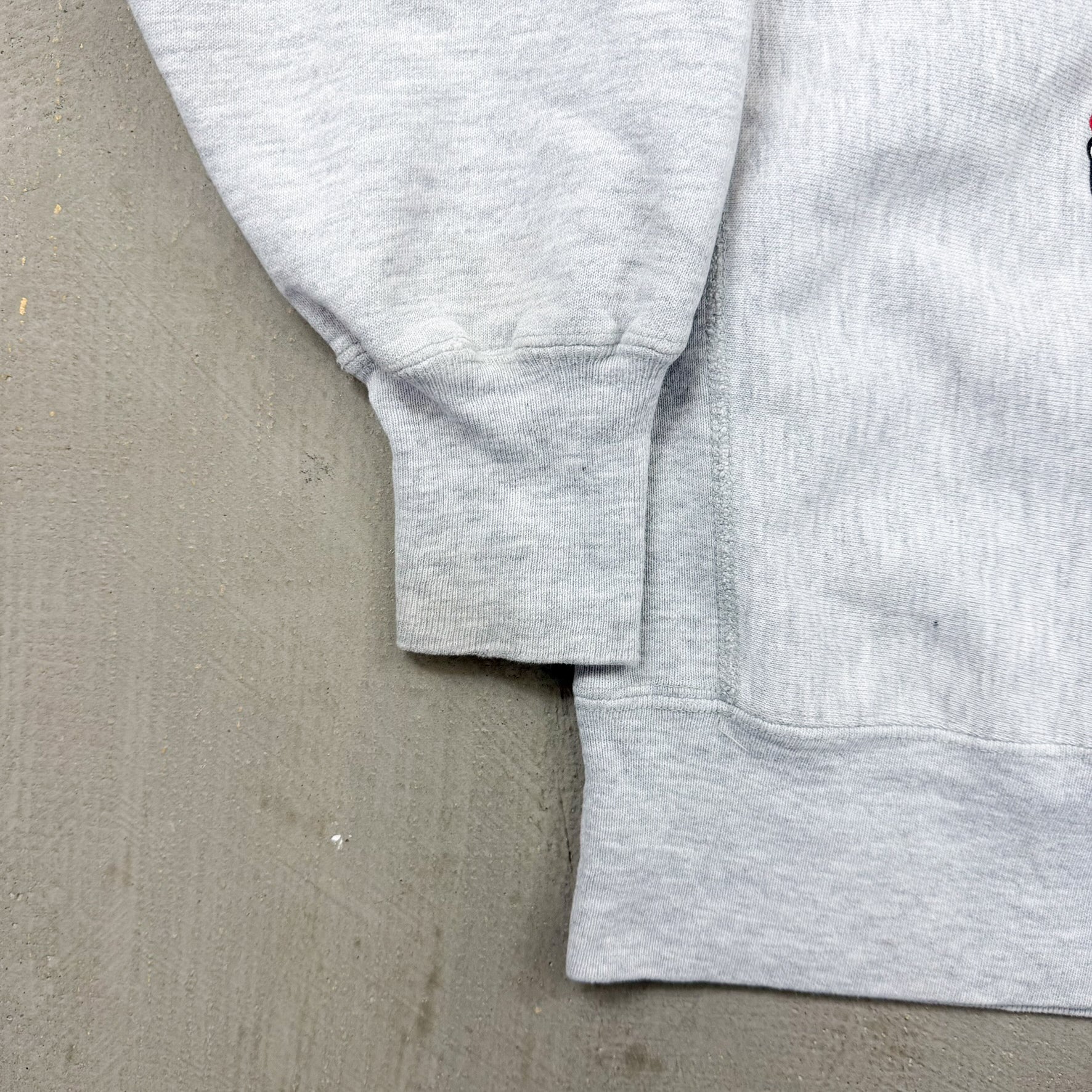 F- Vintage 90s Champion Reverse Weave Wisconsin Badger Made In USA Crewneck