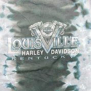 F- Vintage Harley Davidson Louisville Kentucky Made In USA Single Stitch Tee