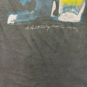 F- Vintage '89 Paul McCartney Tour Picture Made In USA Single Stitch Tee